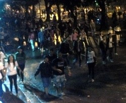 Pasca Pesta Tahun Baru 2013 di Sudirman-Thamrin, Sampah Menumpuk