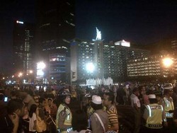 Jalan Sudirman-Thamrin Dibuka, Lalin Padat Merayap