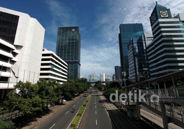 Awal Tahun 2013, Lalin Jakarta Lengang