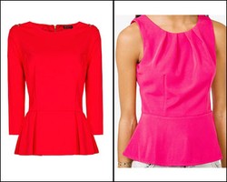 Percantik Penampilan dengan Blouse Berdetail Peplum