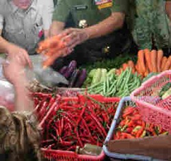 Musim Hujan, Harga Sayur Mayur Merayap Naik