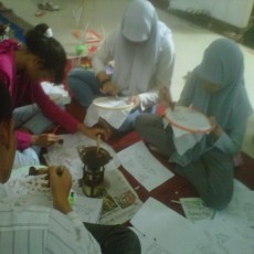 Isi Liburan, Siswa SD dan SMP Belajar Membatik 