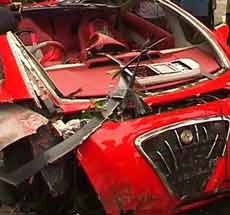 Ini Rupa Ferrari Dahlan yang Rusak Parah