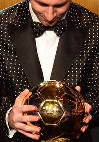 Ini adalah penghargaan yang keempat kalinya untuk Messi. AFP/Oliver Morin.