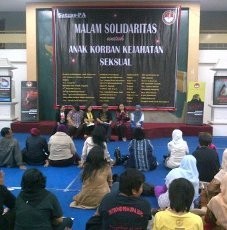 80 LSM Gelar Malam Solidaritas Anak Korban Kejahatan Seksual
