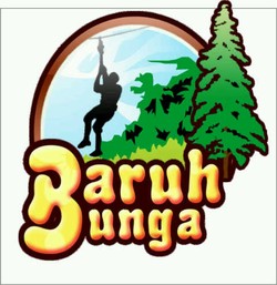 Petuangan Seru di Taman Wisata Baruh Bunga Outbond Haliau