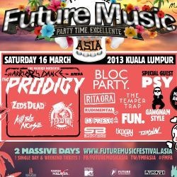 Psy, Fun. & The Temper Trap Konser di Kuala Lumpur Maret