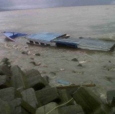 KM Doulos Tenggelam Diterjang Gelombang di Perairan Manado