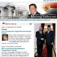 Situs Presiden SBY Sudah 3 Kali Lumpuh