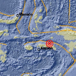 Gempa 5,4 SR Guncang Timur Laut Maluku Tengah