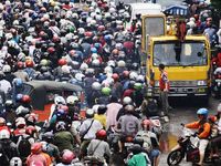 Banjir, Daan Mogot Macet Total