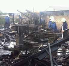Home Industry Krupuk dan Bengkel Bubut Ludes Terbakar