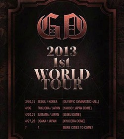 G-Dragon Gelar Tur Dunia Mulai Maret Mendatang