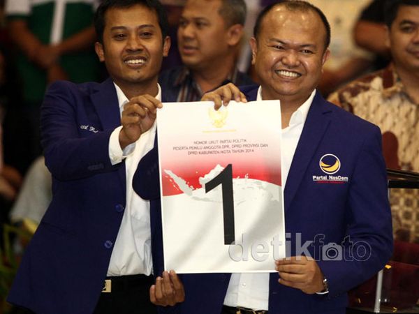 Surprise Buat NasDem Dapat No 1