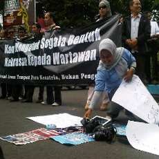 Wartawan Malang Raya Kecam Kekerasan Terhadap Jurnalis Malang Post