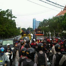 Unjuk Rasa Buruh Salah Alamat