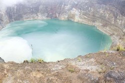 Danau Kelimutu Setelah Hujan, Cantik Banget!