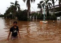Perumahan Elite Green Garden Terendam Banjir