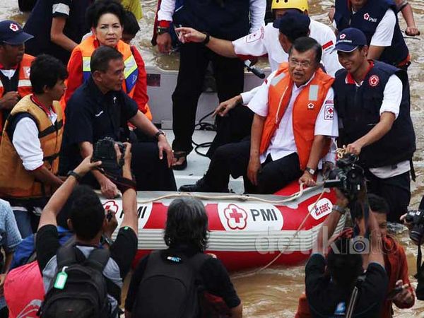 JK Tinjau Banjir Kampung Melayu