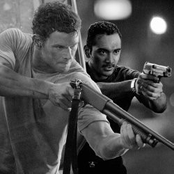 Aksi Ario Bayu Bersama Mickey Rourke & Kellan Lutz di Trailer Perdana Java Heat