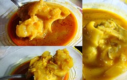 Lamak Bana Gulai Tunjang Berkuah Kuning Oranye!