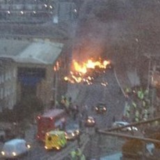 Helikopter Jatuh di Pusat Kota London Tewaskan 2 Orang