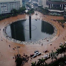 Foto-foto Banjir Dahsyat Jakarta 