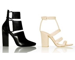  Hitam Putih Tren Sepatu untuk Koleksi Spring 2013