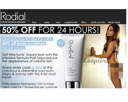 Pakai Foto Seksi Mila Kunis, Iklan Krim Anti Selulit Dituduh Menipu