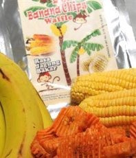 Keripik Pisang Bentuk Wafel dengan Rasa yang Unik