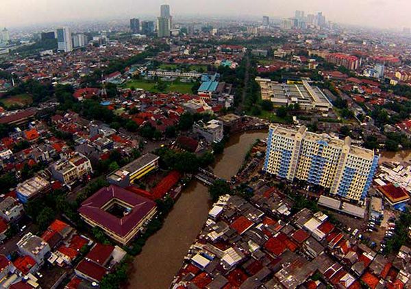 Banjir Jakarta dari Udara