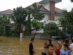Banjir Bukit Duri Surut, SMAN 8 Jakarta Masih Libur