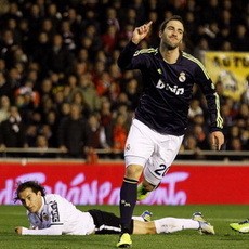 Madrid Bantai Valencia di Mestalla