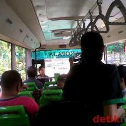 Cari Penumpang, Kopaja AC Masih Keluar Masuk Jalur Reguler dan Busway