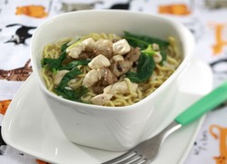 Resep Anak : Mie Kuah Bayam