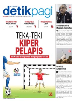 TEKA - TEKI KIPER PELAPIS NIL MAIZAR BIDIK PEMAIN DENGAN POSTUR IDEAL