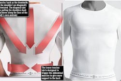 Keren! Ada Kaus Anti Bungkuk dan Perut Buncit