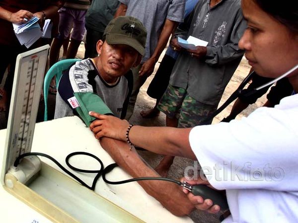 Korban Banjir Periksa Kesehatan