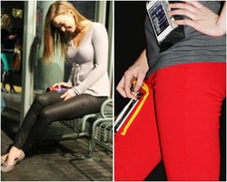 Unik, Jeans Legging Ini Didesain Khusus untuk Pengguna iPhone