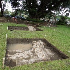 Muncul Air Beraroma Busuk dari Situs di Rumdin Walikota Surabaya