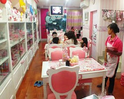 Kittys Corner, Cafe di Jakarta Serba Hello Kitty yang Kittylicious