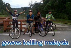 Mantap, Gowes Keliling Malaysia Memulai Petualangannya!