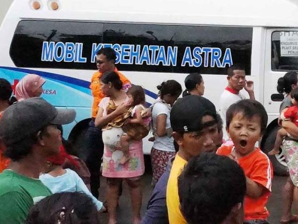 Mobil Kesehatan Astra Turun di Penjaringan