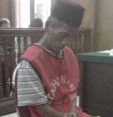 Terdakwa Pembunuh Tetangga Tertidur Saat Hakim Baca Vonis