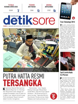 PUTRA HATTA RESMI TERSANGKA