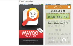 Waygo, Aplikasi Mobile Pembaca Menu Berbahasa China