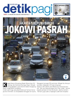 JAKARTA DIKEPUNG BANJIR JOKOWI PASRAH