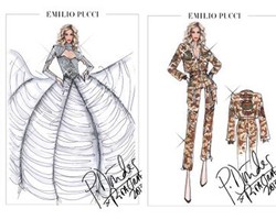 Serba Emas & Perak, Kostum Rancangan Emilio Pucci untuk Konser Rita Ora