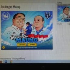 Visi-Misi Dede-Lex Disampaikan Lewat Game Tendangan Maung