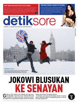 JOKOWI BLUSUKAN KE SENAYAN